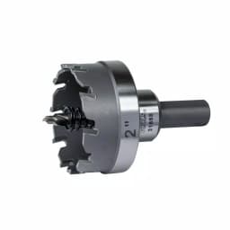 Klein Tools 2 in. Carbide Hole Cutter with Hex Shank and Integrated Flange thumbnail 1