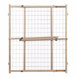 Unbranded North States Extra-Wide Wire Mesh Pressure Mount Gate, 32 in. High, White thumbnail 1