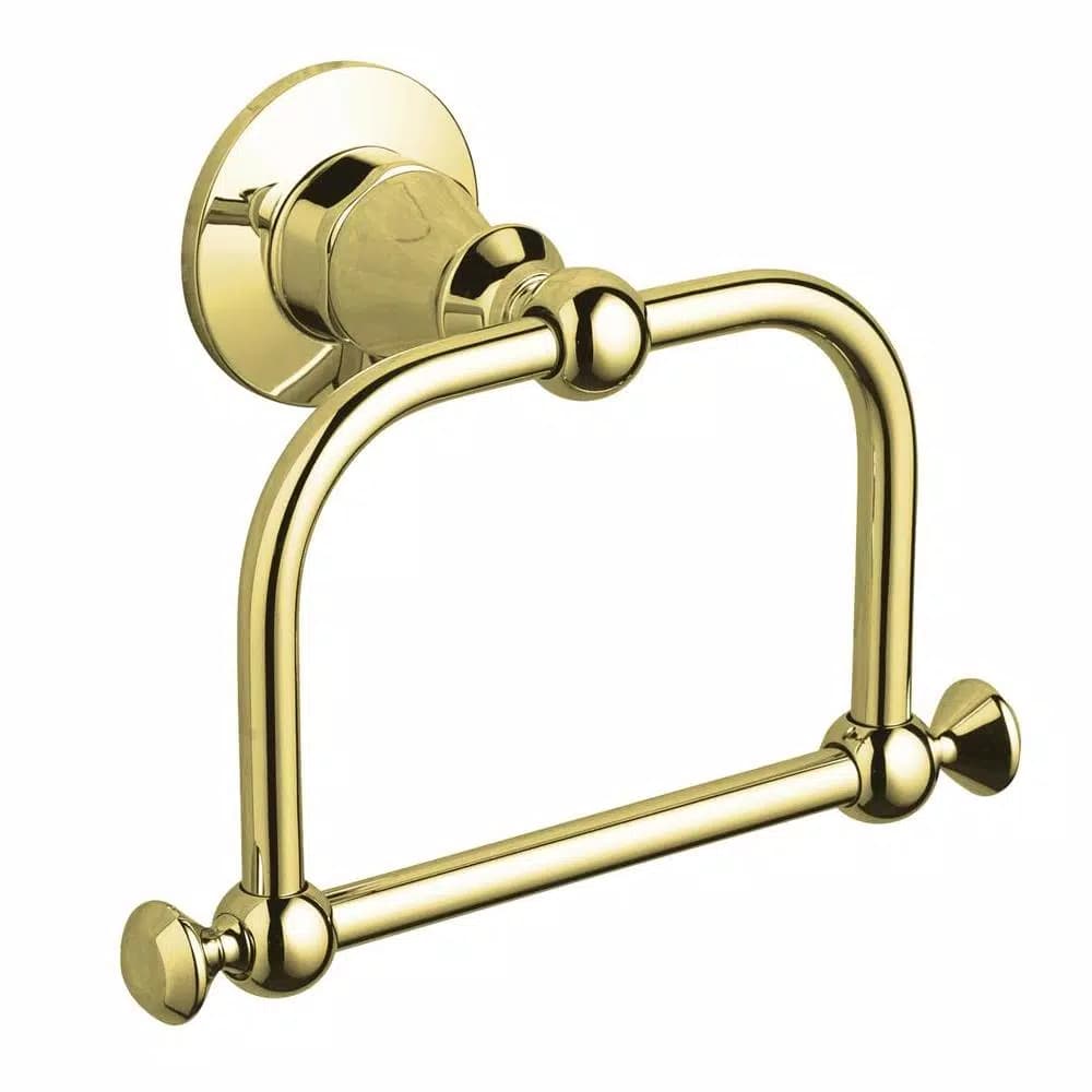 KOHLER Antique Towel Ring in Vibrant Polished Brass