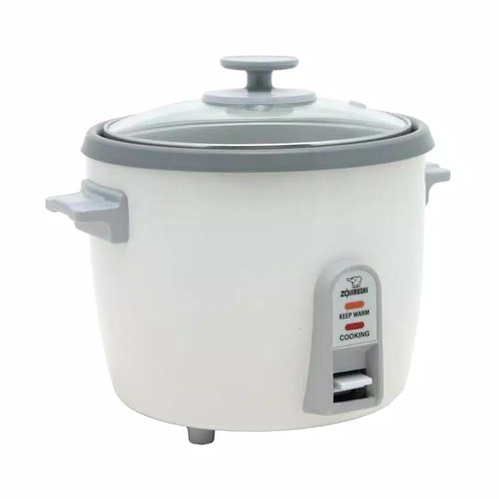 Zojirushi 6-Cup White Rice Cooker and Steamer with Stainless Steel Steaming Tray