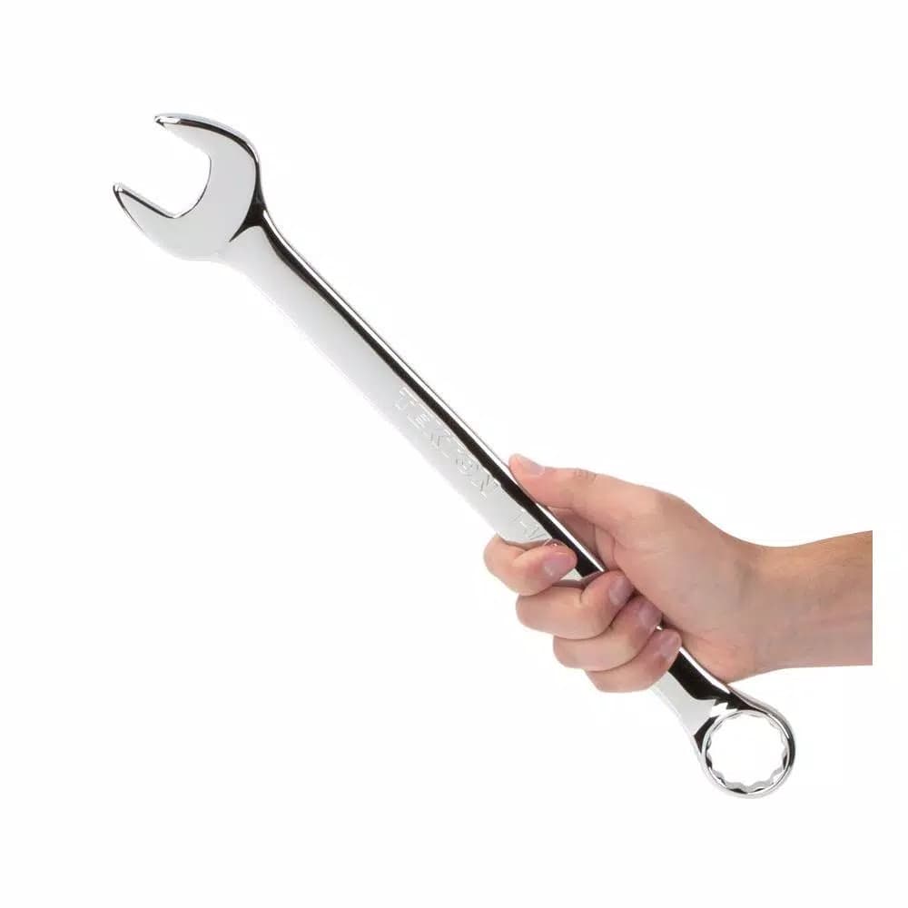 TEKTON 1-3/16 in. Combination Wrench, 12-Point Box End, Chrome Vanadium Steel