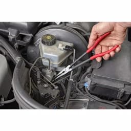 KNIPEX 11 in. Extra Long Reach Angled Long Nose Pliers thumbnail 9