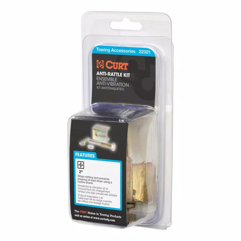 CURT Anti-Rattle Kit for 2-inch Receiver Hollow Shanks