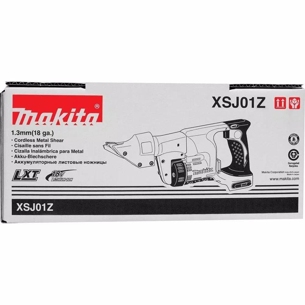 Makita 18V LXT Cordless 18-Gauge Straight Shear, Tool-Only (XSJ01Z)