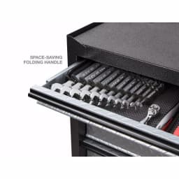 TEKTON 11-Tool Store-and-Go Wrench Rack Keeper, Black thumbnail 3