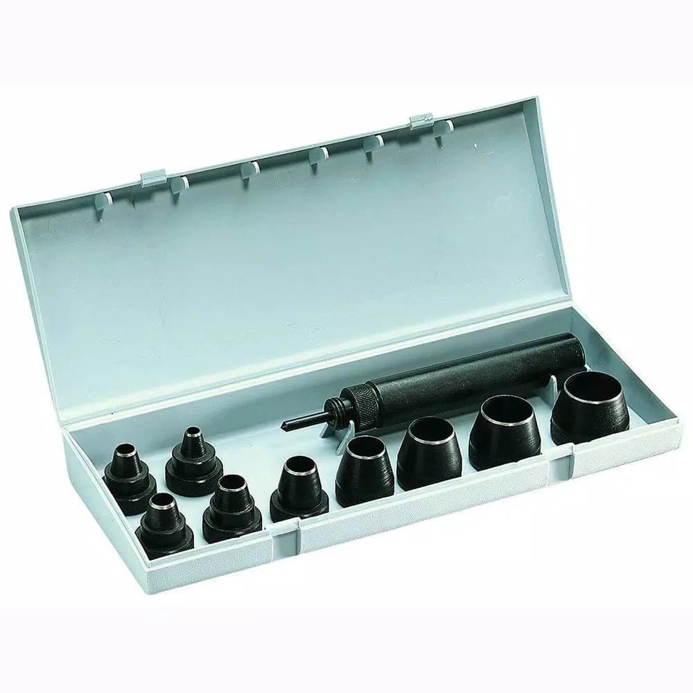 General Tools Professional 10-Piece Gasket Punch Set with Case