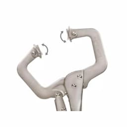 TEKTON 11 in. Swivel Pad Locking C-Clamp thumbnail 4