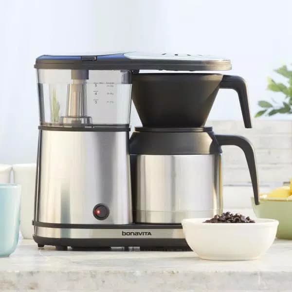 Bonavita 5-Cup Stainless Steel Drip Coffee Maker with Automatic Shut-Off