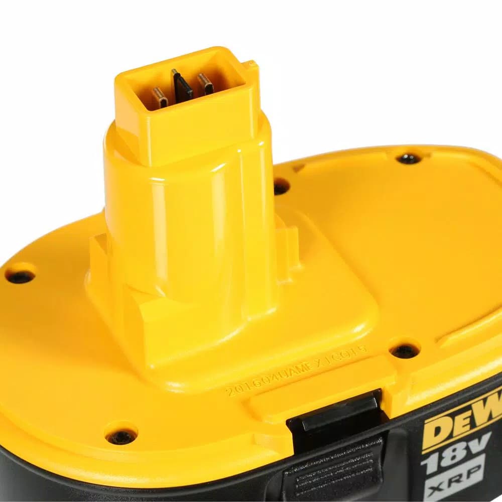 DEWALT 18V XRP Ni-Cd Rechargeable Battery with Security Strap, 2.4 Ah