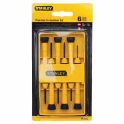 Stanley 6-Piece Precision Screwdriver Set with Swivel-Head Handles and Storage Case thumbnail 2