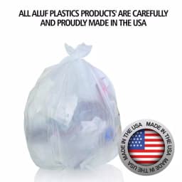 Unbranded Clear Source Reduction SCR Trash Bags, 20-30 Gallon, Clear, 500 Count thumbnail 6