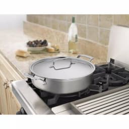 Cuisinart MultiClad Pro 5.5 Qt. Stainless Steel Saute Pan with Lid thumbnail 2
