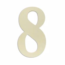 Jeff McWilliams Designs 18 in. Oversized Unfinished Wood Number 8 - Industrial Style Wall Decor thumbnail 1