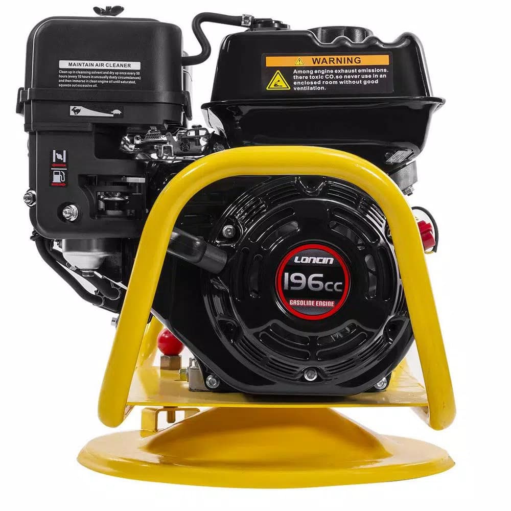 Stark 6.5 HP 196cc Gas Powered Concrete Vibrator with 360-Degree Swivel Base and Flexible Poker