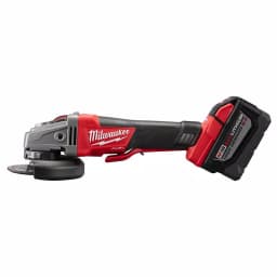 Milwaukee M18 FUEL 4-1/2 in. / 5 in. Braking Angle Grinder Kit with (2) 9.0 Ah Batteries and Rapid Charger thumbnail 4
