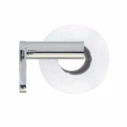 MODONA Oval Toilet Paper Holder with Stainless Steel Roller in Polished Chrome thumbnail 5