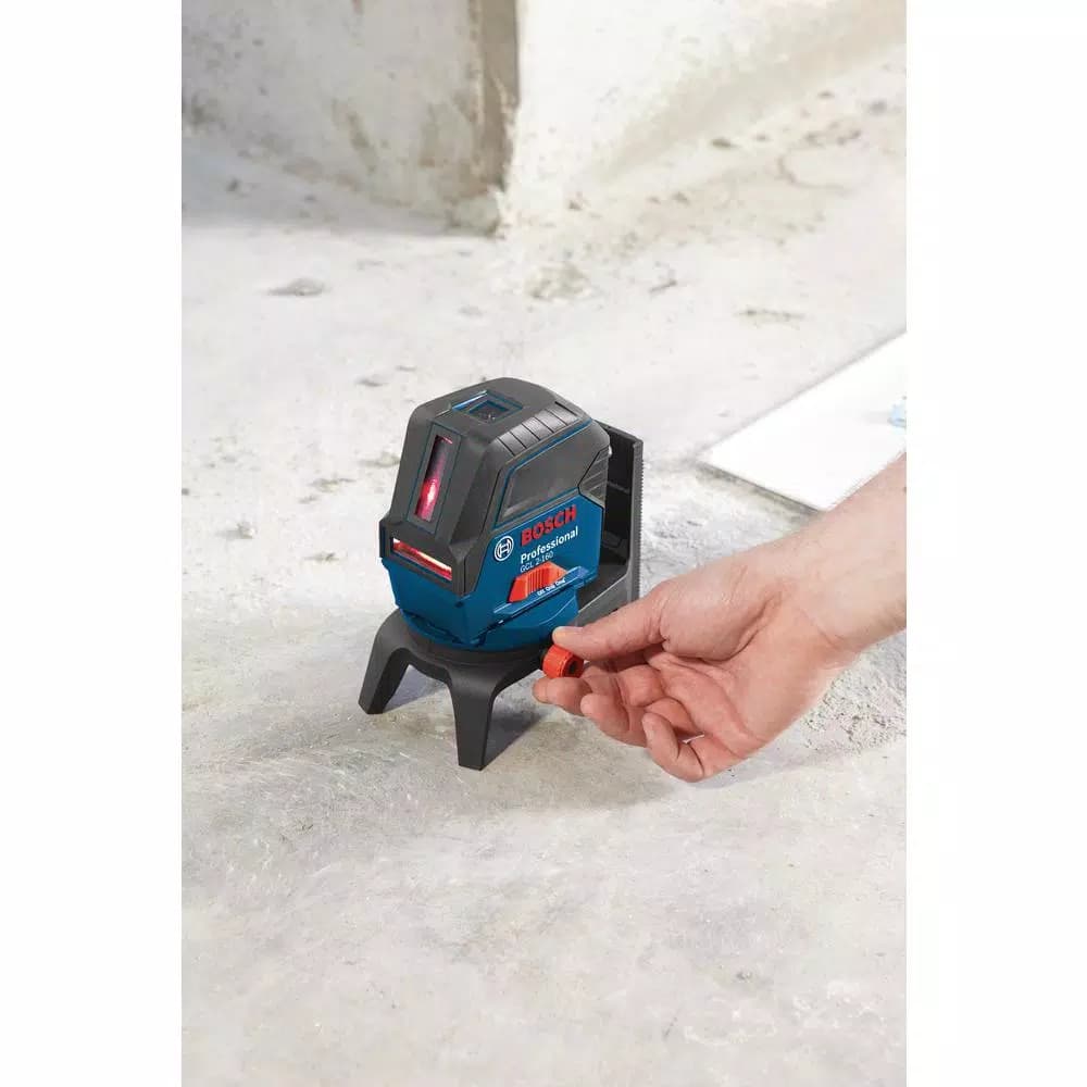 Bosch GCL 2-160 S Self-Leveling Cross-Line Laser Level with Plumb Points, 165 ft. Range, Reconditioned
