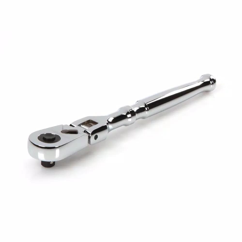 TEKTON 1/4 in. Drive x 6 in. Flex Quick-Release Ratchet with 90-Tooth Gear