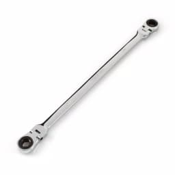 TEKTON 9 mm x 11 mm Extra Long Flex-Head Ratcheting Box End Wrench thumbnail 1