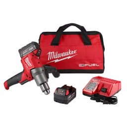 Milwaukee M18 FUEL 1/2 in. Cordless Mud Mixer Kit with (2) 5.0 Ah Batteries, Charger & Tool Bag thumbnail 1