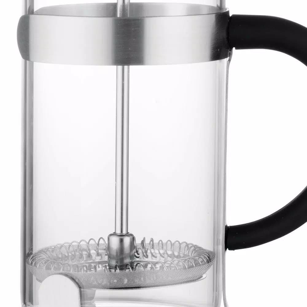 BergHOFF Essentials 2-Cup Stainless Steel French Press Coffee and Tea Maker, 16 fl. oz.