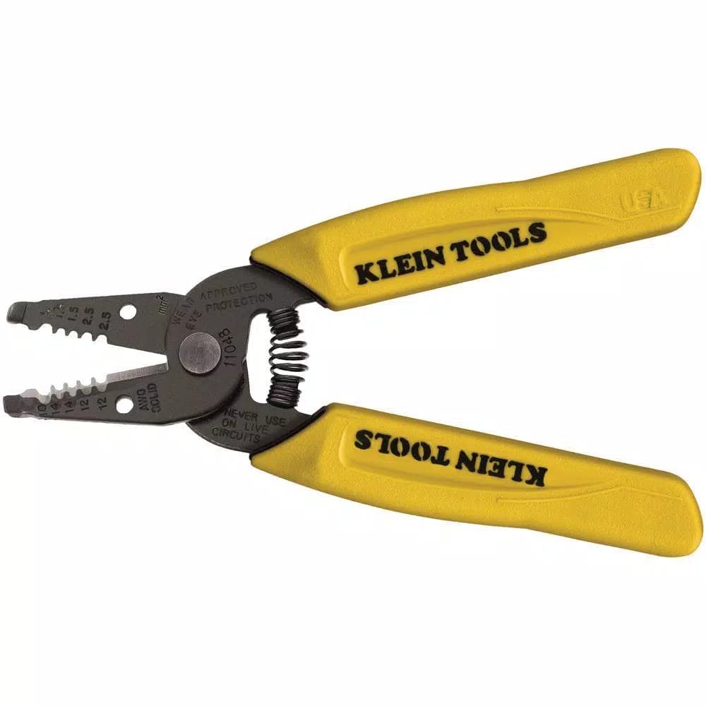Klein Tools 6-1/4 in. Dual-Wire Stripper & Cutter for 10-14 AWG Solid Wire