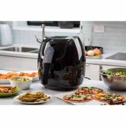 Modernhome 5.8 Qt. Digital Air Fryer, 1700W Family-Sized Air Fryer with Recipe Book, Black thumbnail 5