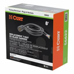 CURT 8' Replacement 7-Way RV Blade Harness - Trailer Side Connector thumbnail 5