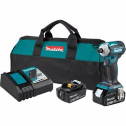 Makita 18V LXT Brushless 4-Speed Impact Driver Kit with 5.0 Ah Batteries and Charger thumbnail 1