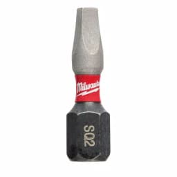 Milwaukee SHOCKWAVE 1 in. #2 Square Impact Rated Driver Bits, 5-Pack thumbnail 3