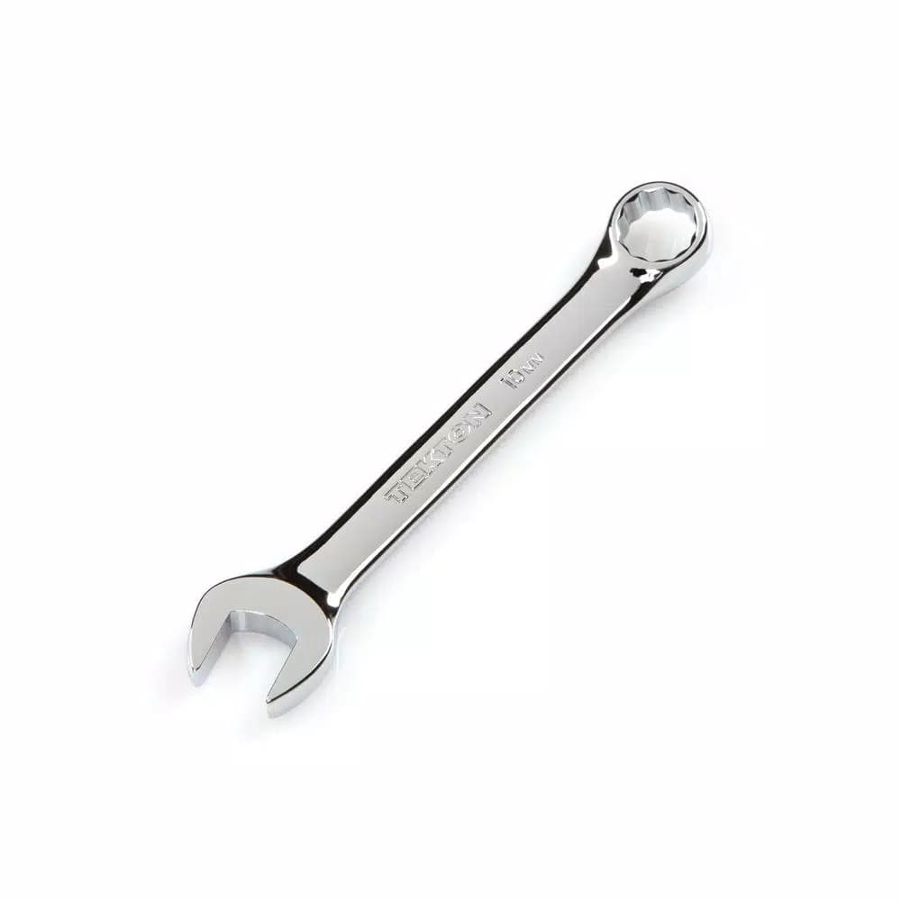 TEKTON 10 mm Stubby Combination Wrench, Chrome Vanadium Steel