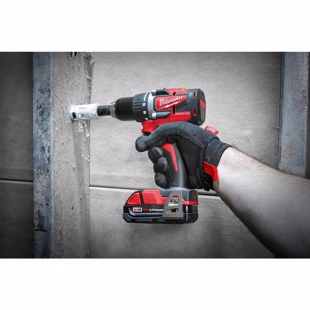 Milwaukee M18 18V Brushless Cordless 1/2 in. Compact Drill/Driver (Tool-Only)