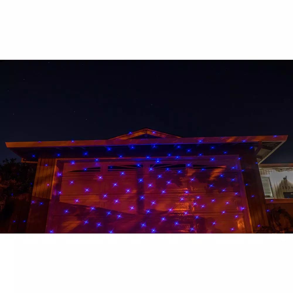 LEDMALL 7-Color Full Spectrum White Laser Star Effect Motion Lights