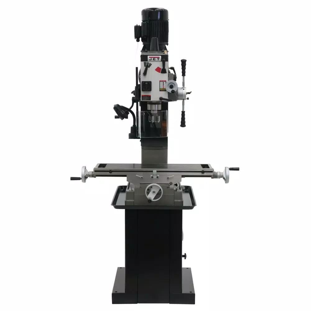 JET JMD-45GHPF Geared Head Square Column Mill Drill Press with Power Downfeed