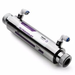 ISPRING UV Ultraviolet Water Filter with Smart Flow Sensor Switch, 11W Philips Lamp, Stainless Steel Housing thumbnail 1