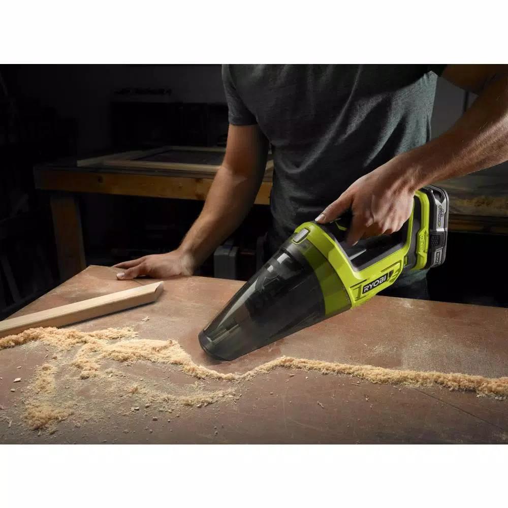 RYOBI 18V ONE+ Cordless Compact Workshop Blower and Hand Vacuum Kit (Tools Only)