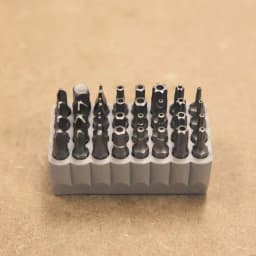 Klein Tools 32-Piece Tamperproof Bit Set with PVC Storage Block thumbnail 2