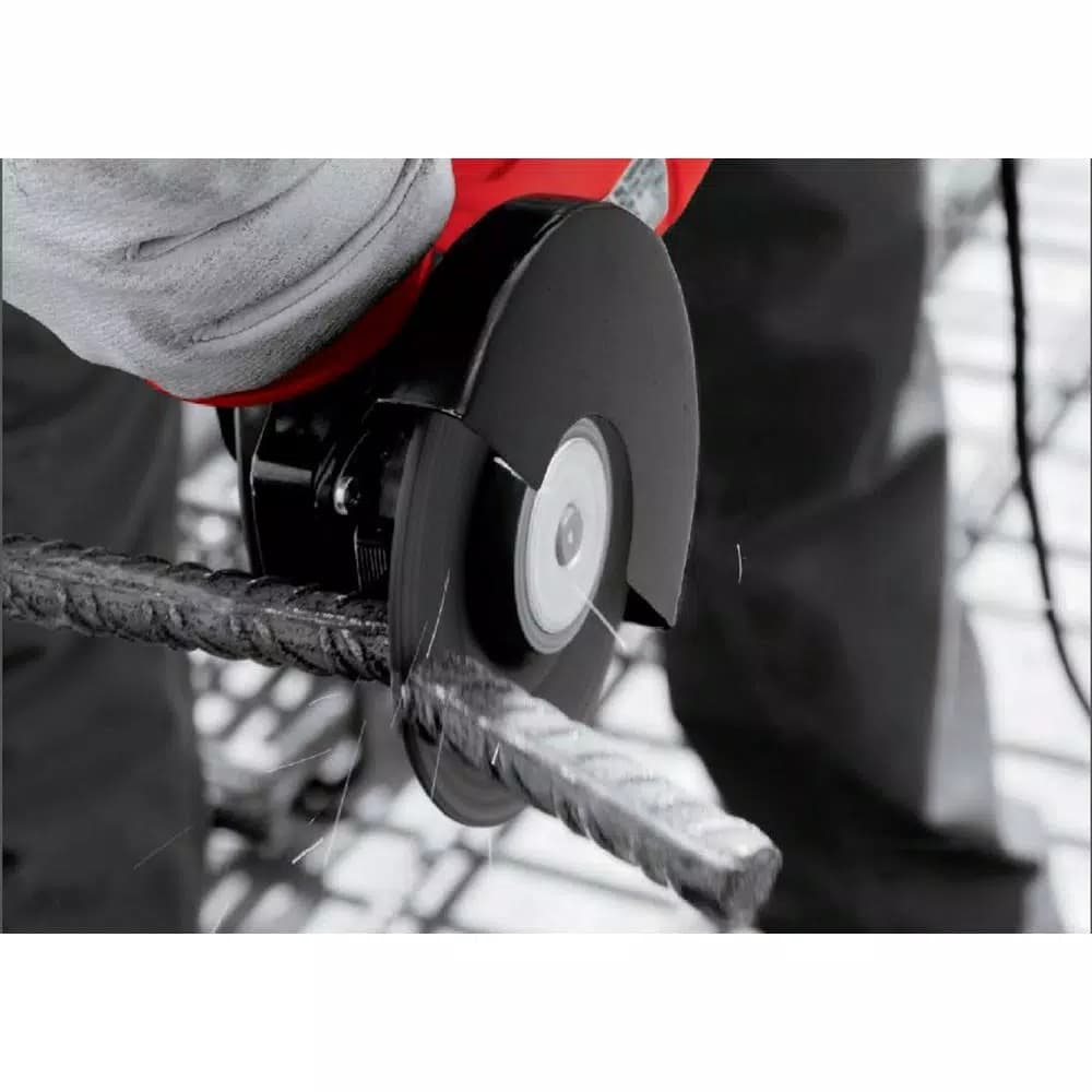 Hilti 7 Amp Corded 4.5 in. Angle Grinder AG 450-S Package with Diamond Cup Wheel and Dust Extraction Hood
