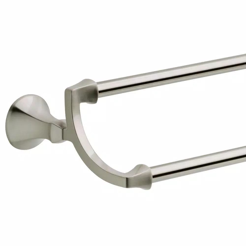 Delta Mandara 24 in. Double Towel Bar, Brushed Nickel