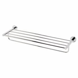 ALFI BRAND 25.75 in. Modern Wall Mount Towel Rack with Shelf, Polished Chrome thumbnail 1