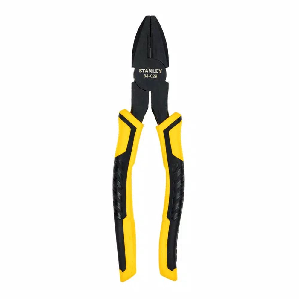 Stanley Bi-Material 4-Piece Plier Set, Drop Forged Steel, ANSI Specification