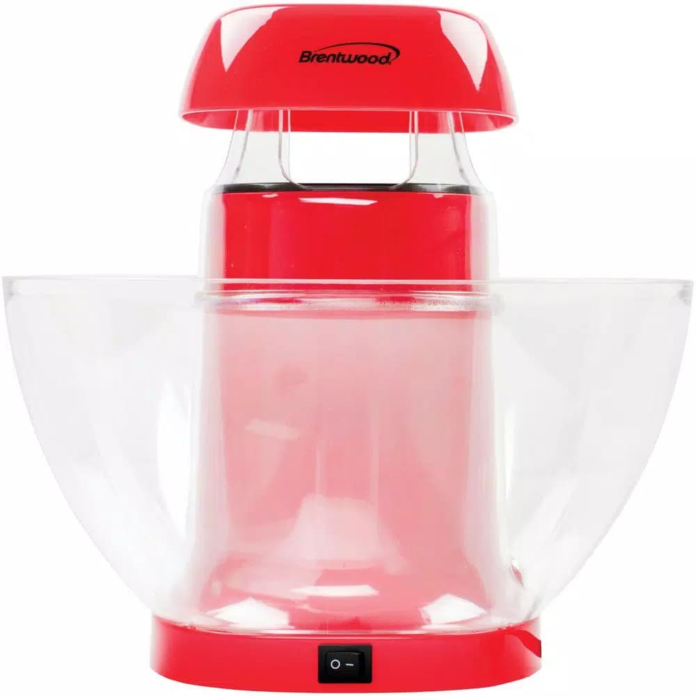 Brentwood Appliances PC-490R Jumbo 1200-Watt Hot Air Popcorn Maker, 24-Cup Capacity, Red