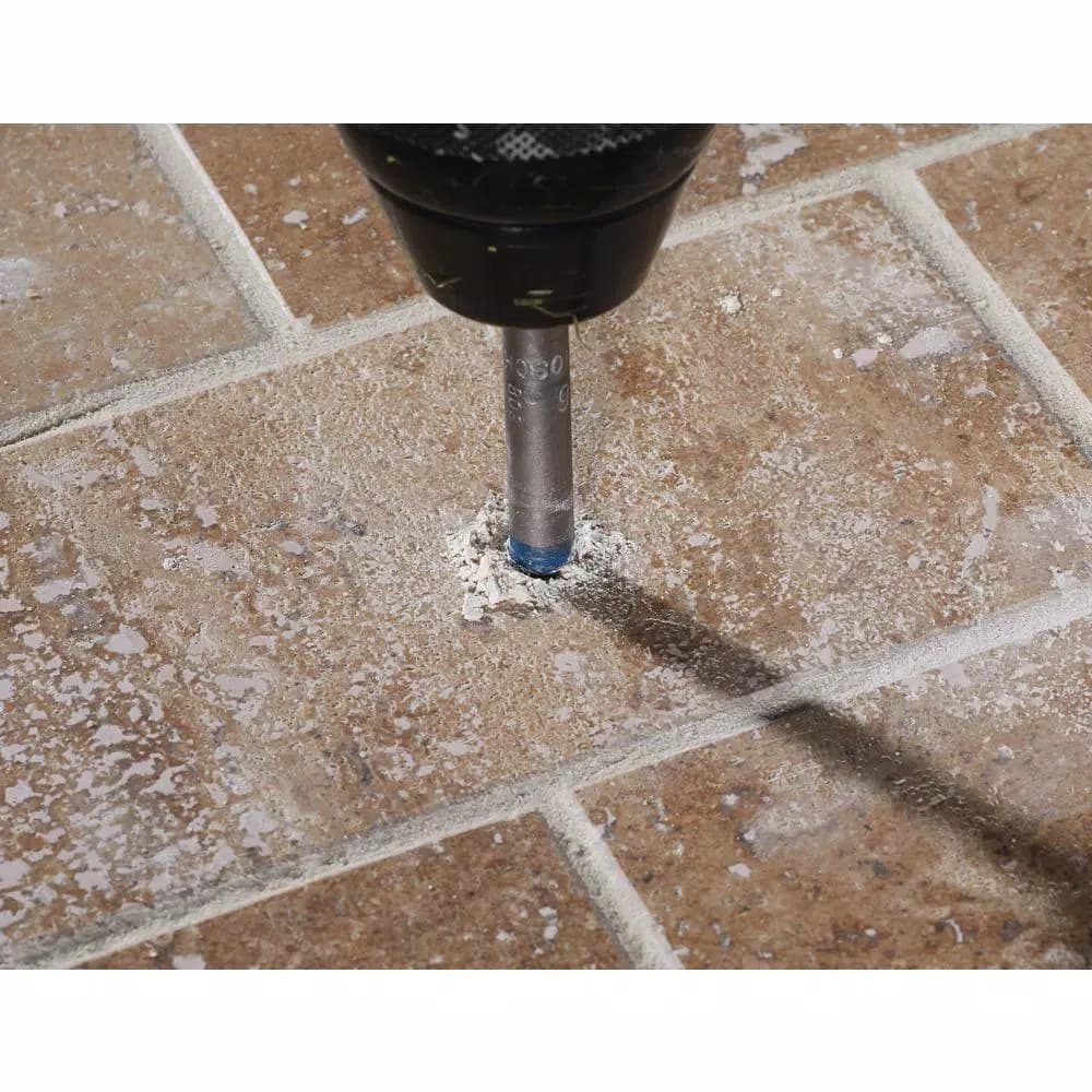 Bosch Carbide Tipped Natural Stone and Tile Drill Bit Set, 4-Piece