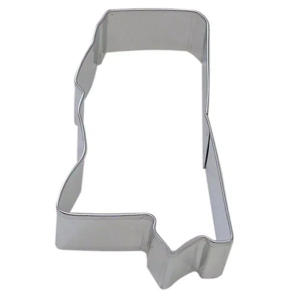CybrTrayd-R&M 12-Piece Mississippi State Tinplated Steel Cookie Cutter & Recipe Set