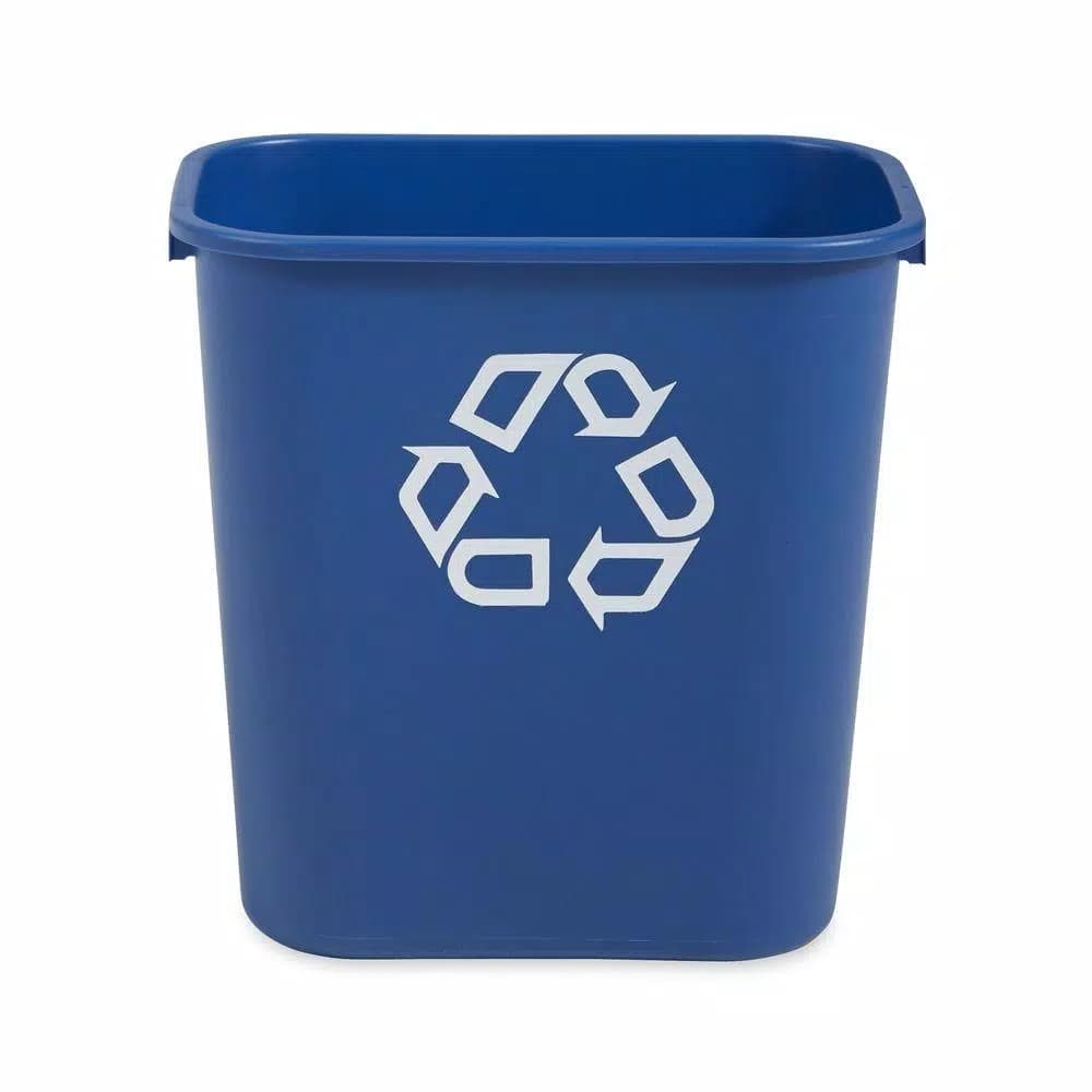 Rubbermaid Commercial Products Rubbermaid Commercial 7 Gal. Deskside Recycling Bin, Blue