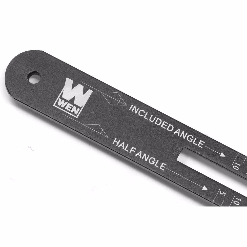 WEN 0.5 in. Aluminum Miter Saw Bevel Gauge and Corner Angle Finder
