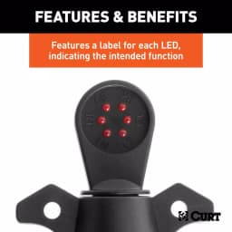 CURT 7-Way RV Blade Connector Tester for Trailer Wiring thumbnail 5