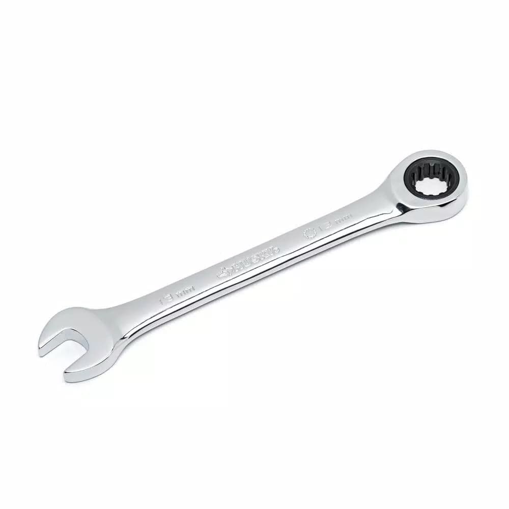 Husky 10-Piece Ratcheting Combination Wrench Set, SAE and Metric
