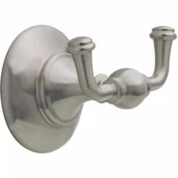 Delta Greenwich II Double Prong Towel Hook, SpotShield Brushed Nickel thumbnail 1