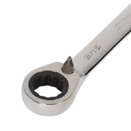 GEARWRENCH 9/16 in. Reversible Combination Ratcheting Wrench, 12-Point Steel thumbnail 2
